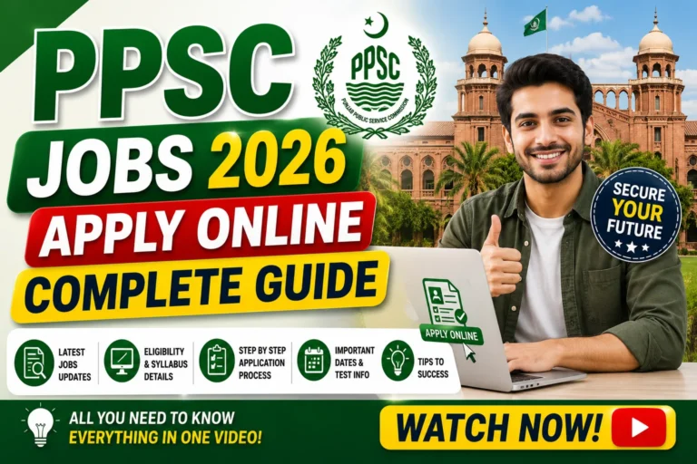 PPSC Jobs 2026 Apply Online Complete Guide