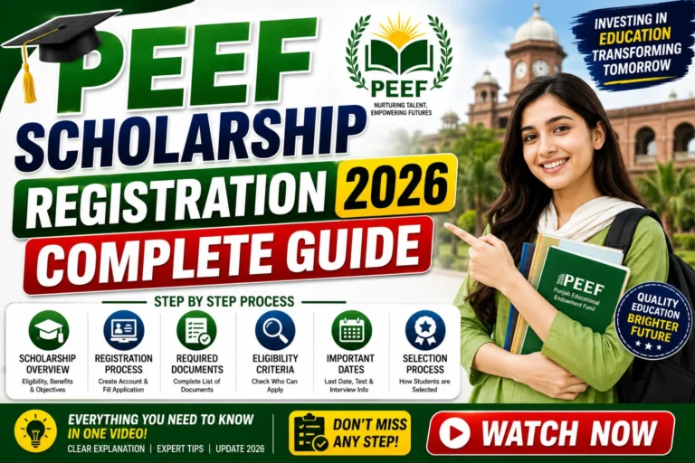 PEEF Scholarship Registration 2026 Complete Guide