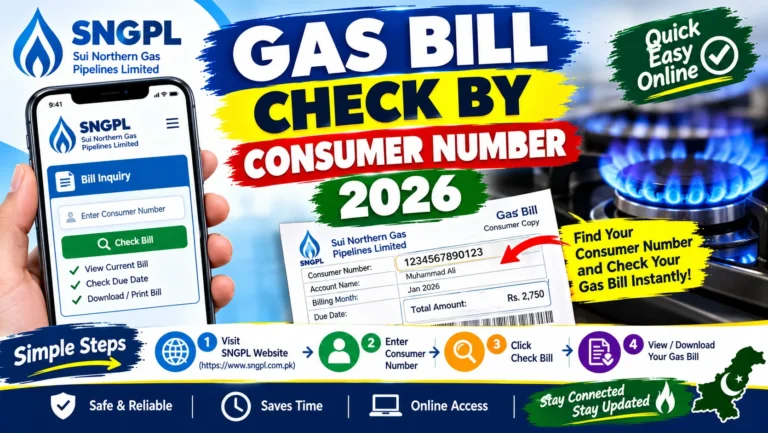 Gas Bill Check by Consumer Number