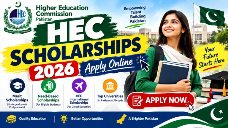 HEC Scholarships 2026 Apply Online