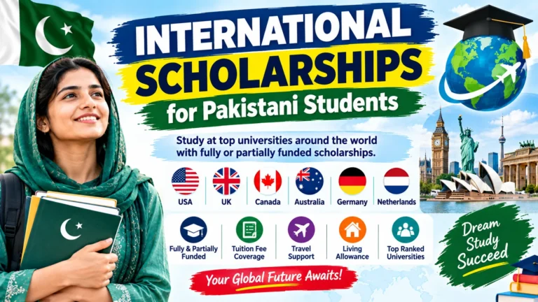 International Scholarships for Pakistani Students