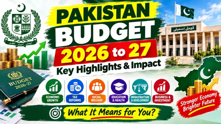 Pakistan Budget 2026 to 27 Key Highlights & Impact