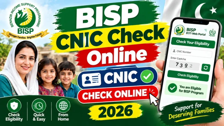 BISP CNIC Check Online