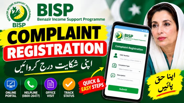BISP Complaint Registration