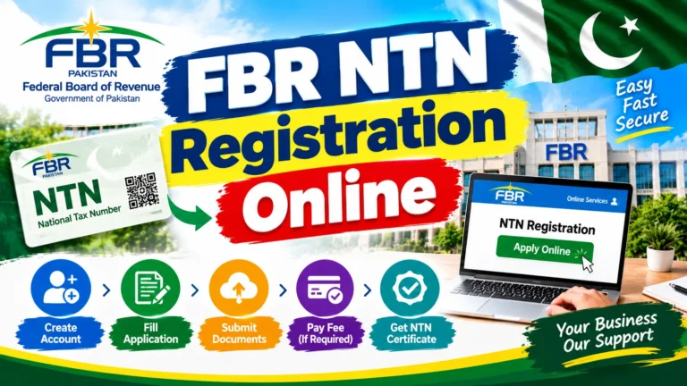 FBR NTN Registration Online
