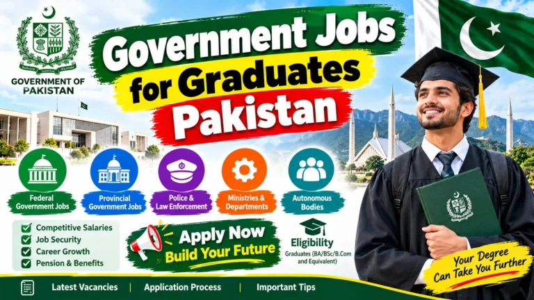 Government Jobs for Graduates Pakistan