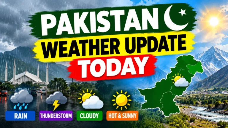 Pakistan Weather Update Today